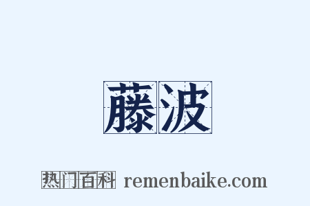 藤波是什么意思的图片